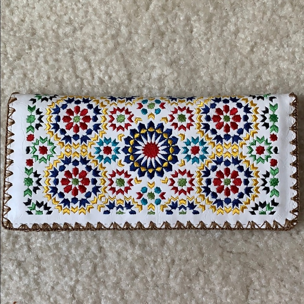Vegan Faux Leather Pattern Wallet